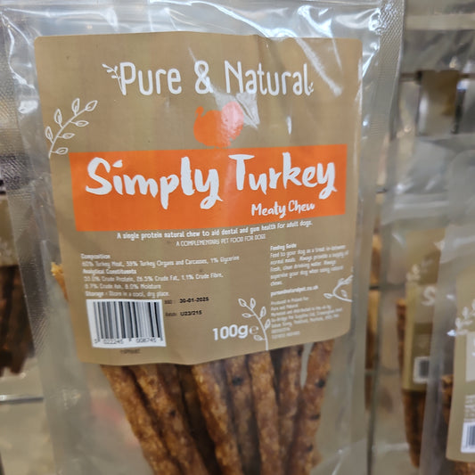 Pure & Natural meaty sticks 100g