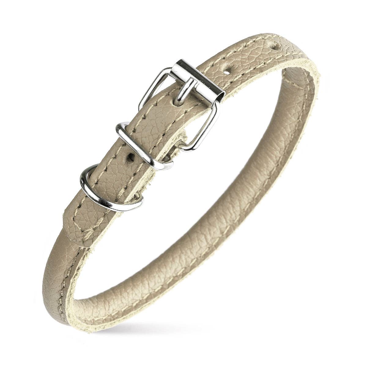 Soft Leather Round Collar