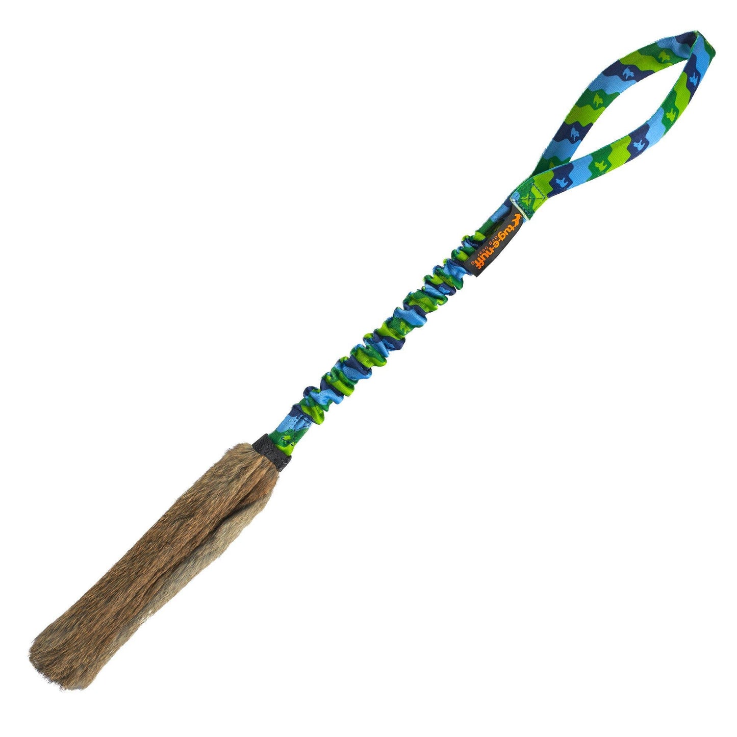 WondaBunny Bungee Tug | Rabbit Fur Dog Toy | Tug-E-Nuff