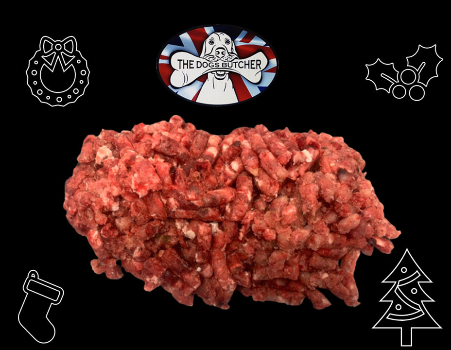 The Dogs Butcher Skinned Rabbit and Wild Venison 80/10/10 1KG