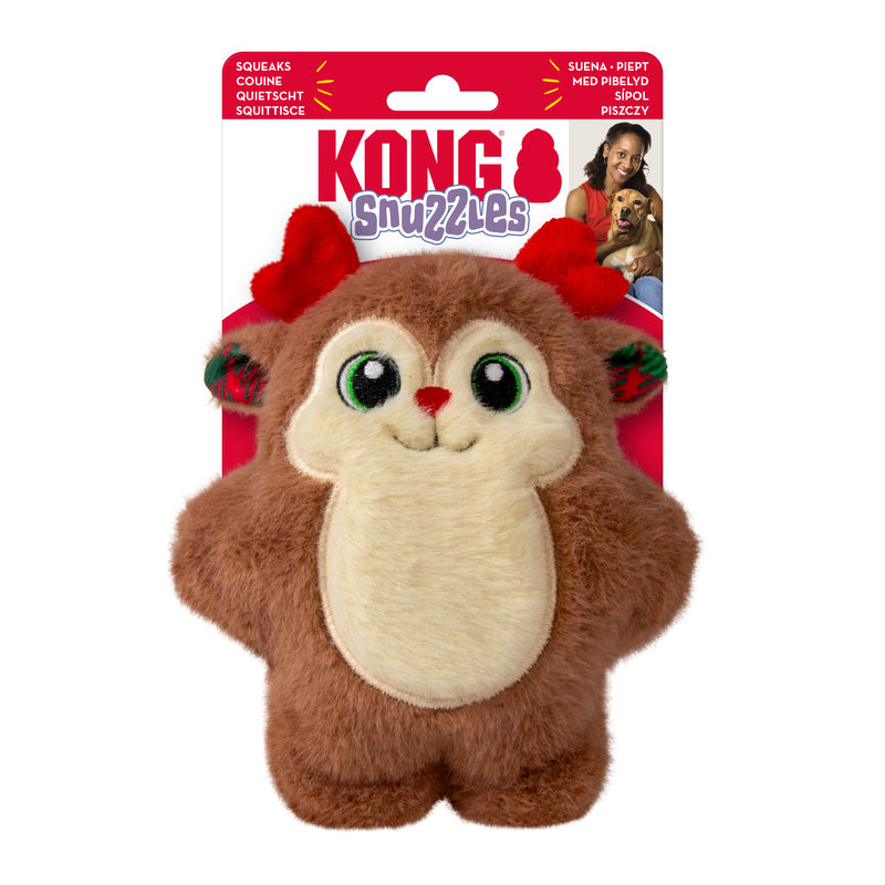 Kong Holiday Snuzzles Reindeer Small