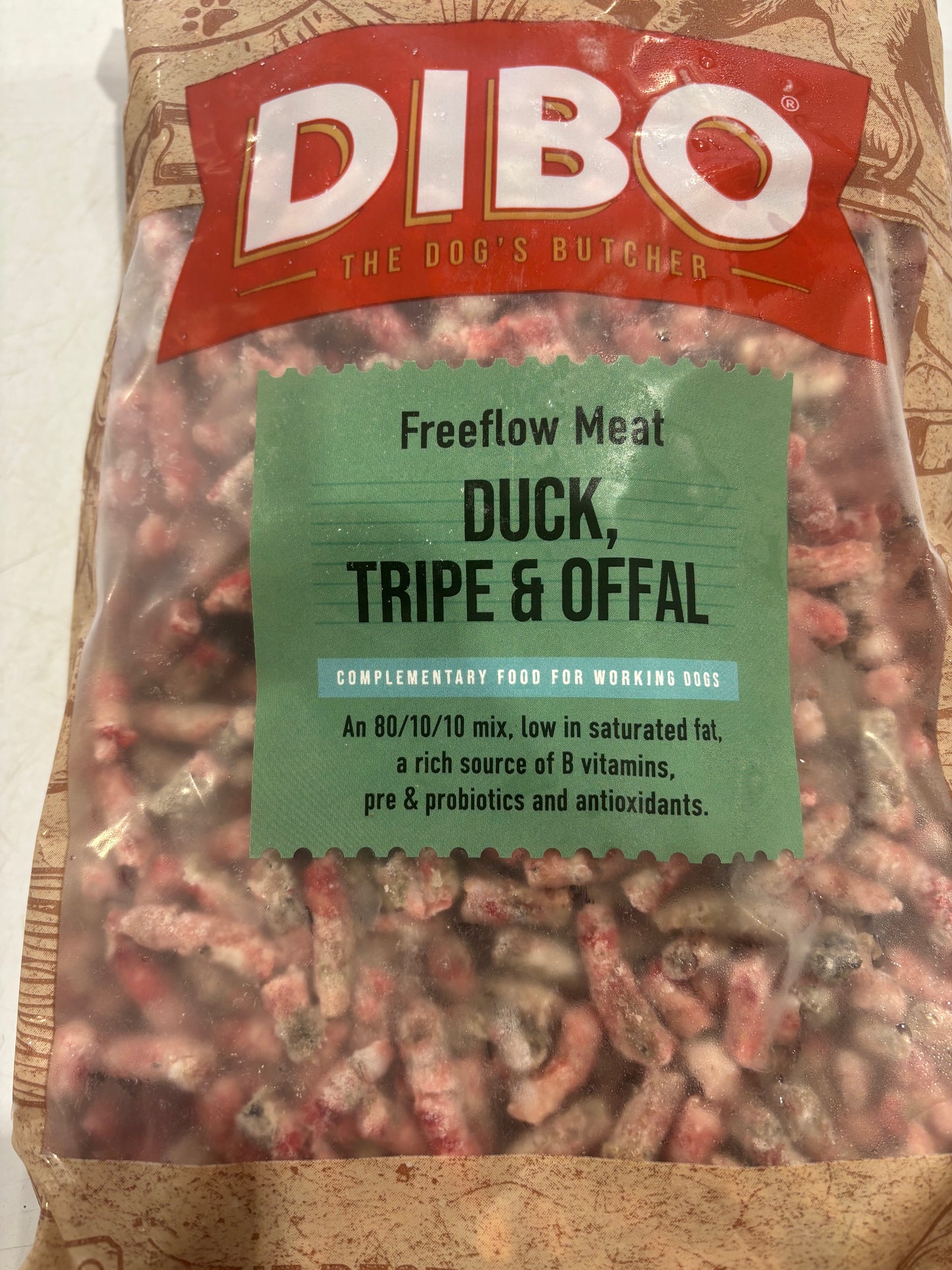 Dibo Totally Natural Duck, Tripe and Offal 1kg