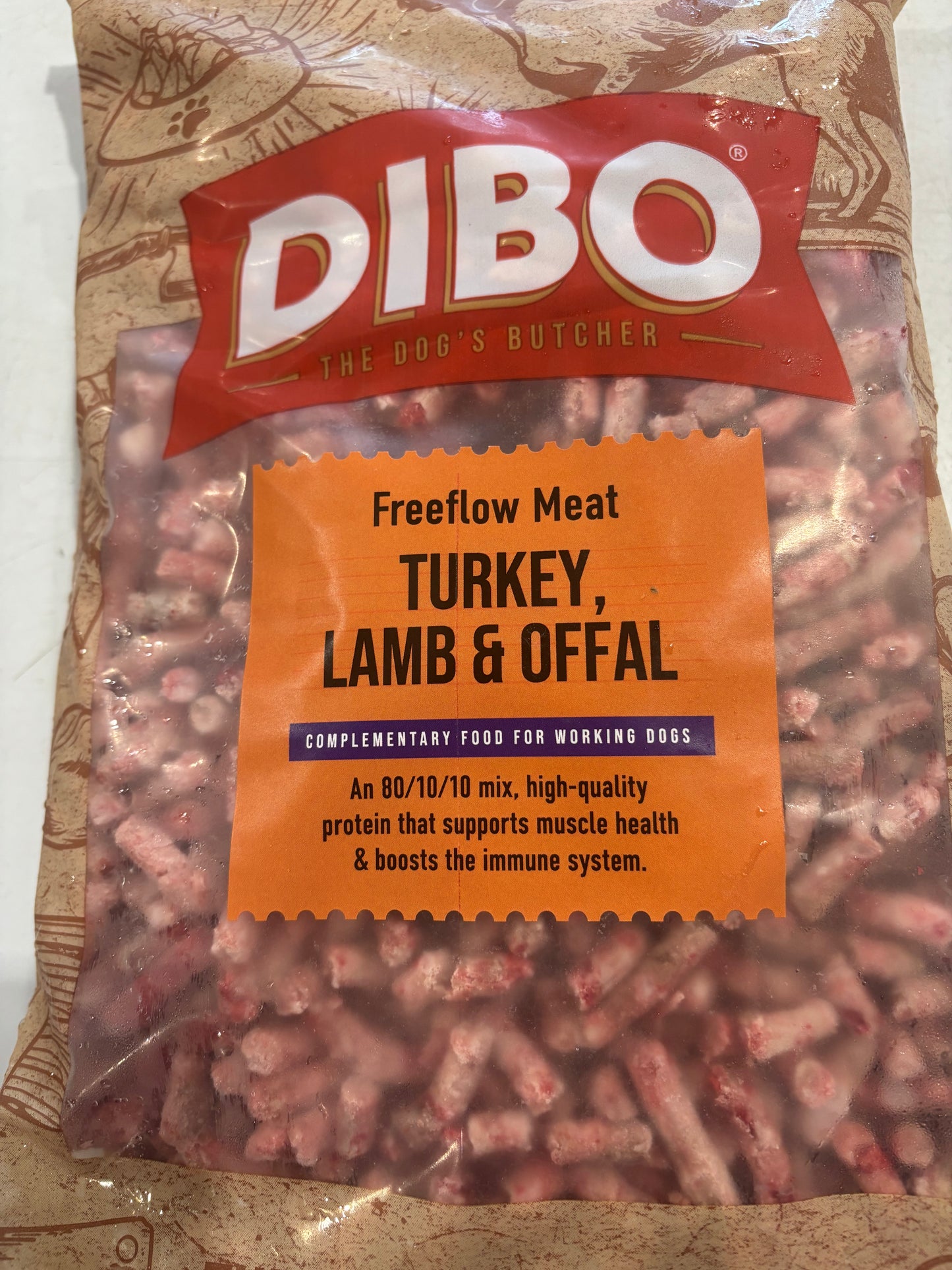 Dibo Totally Natural Turkey, Lamb and Offal 1kg