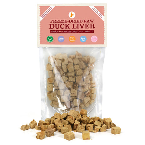 JR Freeze Dried Duck Liver cubes 50g