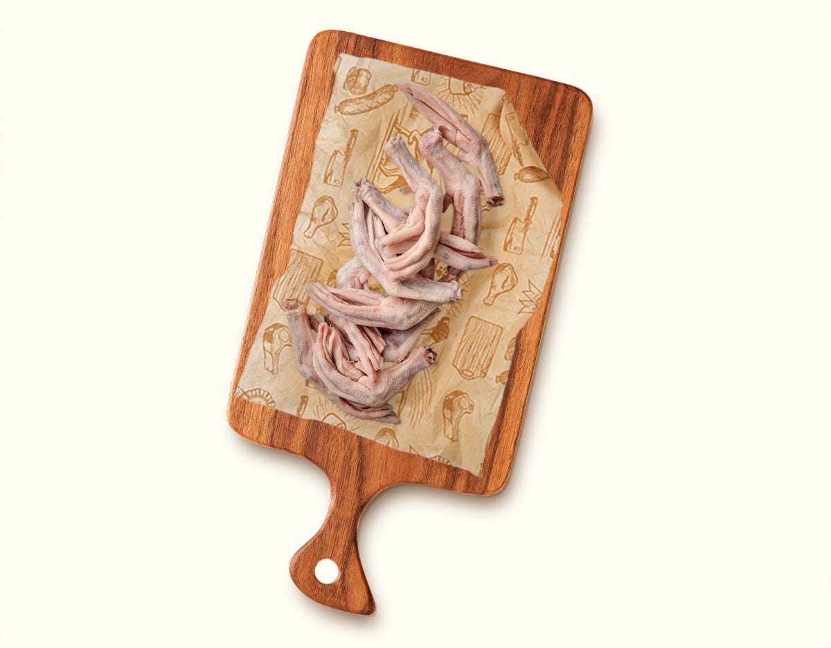 The Dogs Butcher Duck Feet 1kg