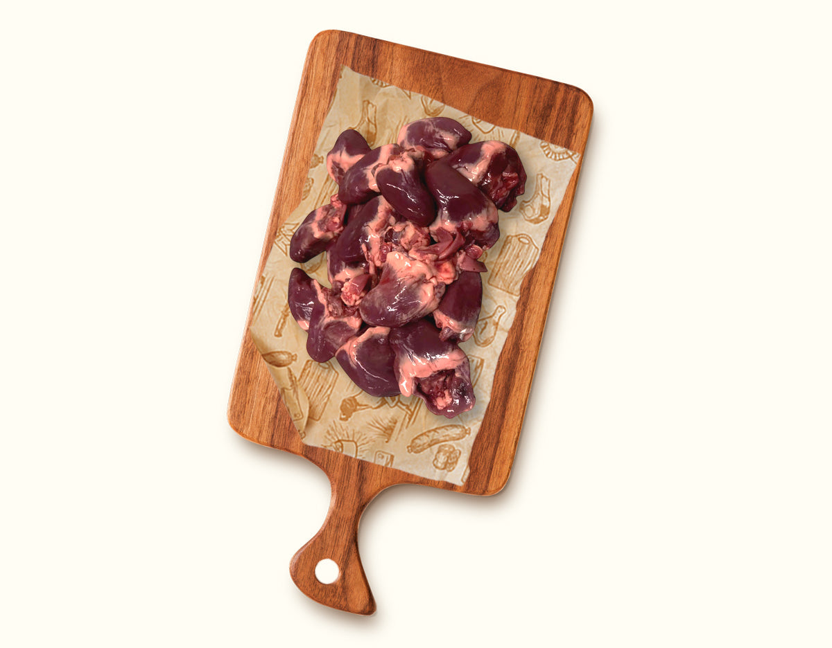 The Dogs Butcher duck hearts 1kg