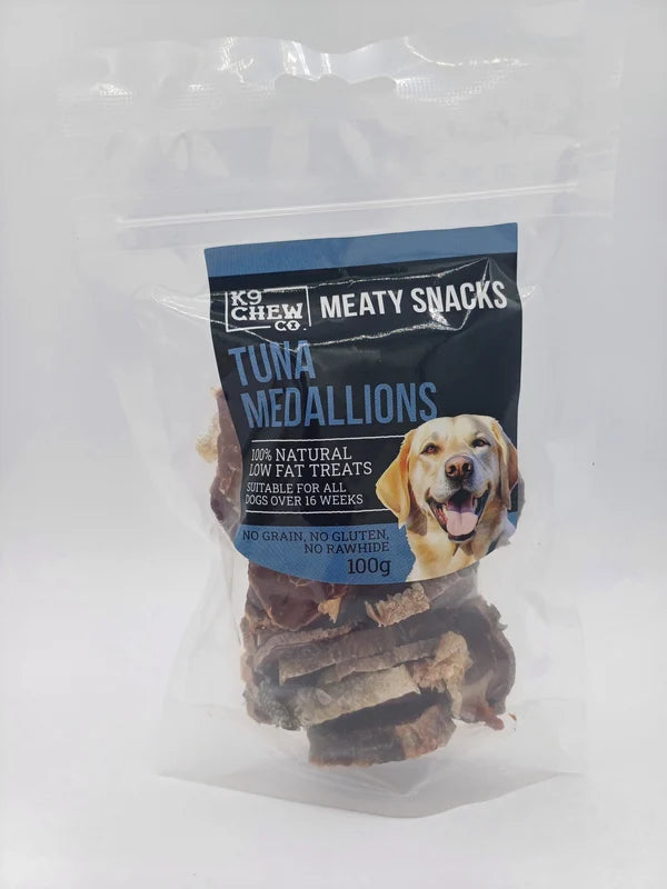 K9 Chew Tuna Medallions 100g