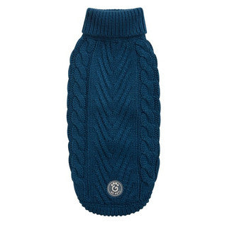 Pet cable knit sweater