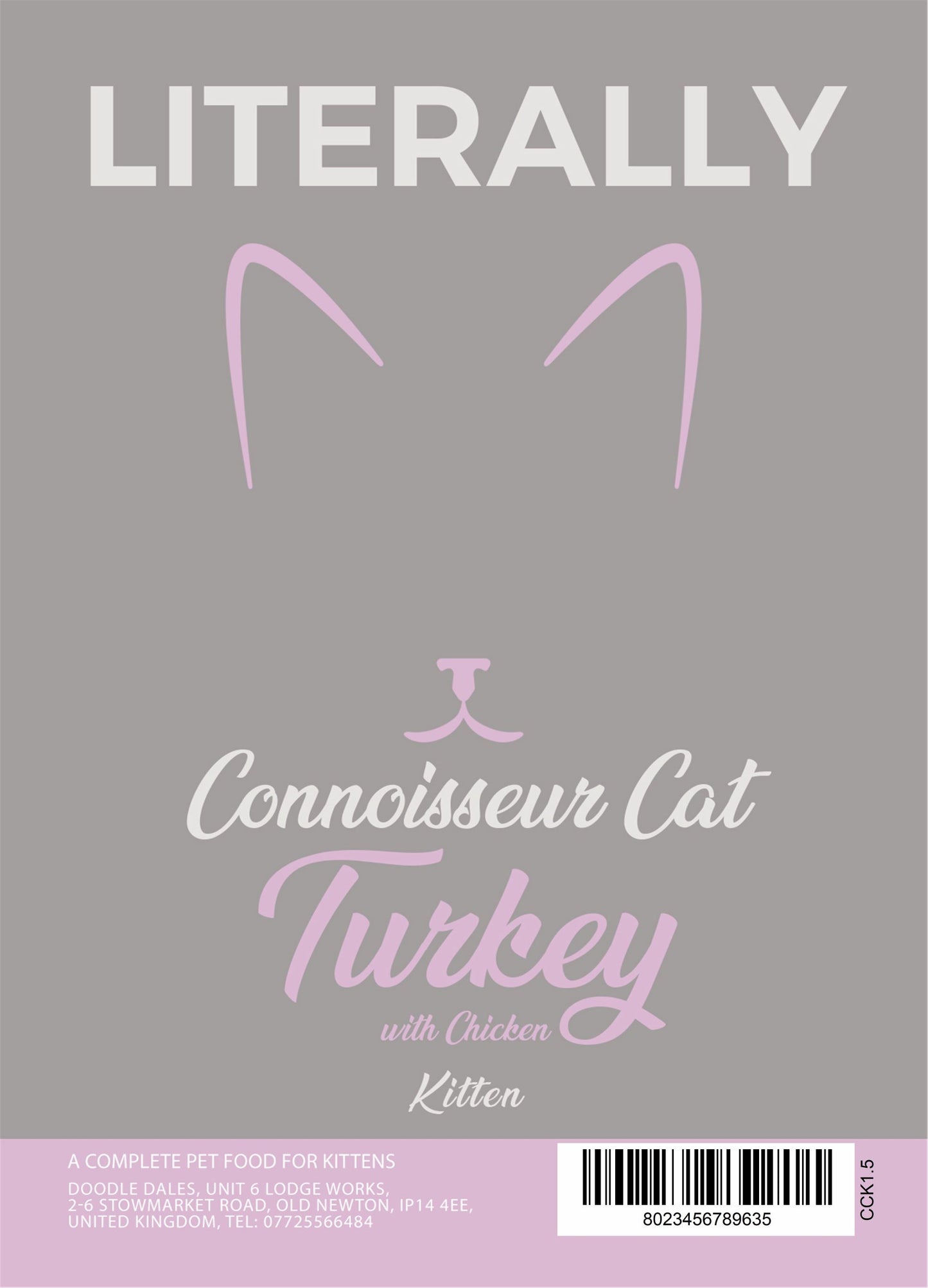 Literally Connoisseur Kitten food 1.5kg