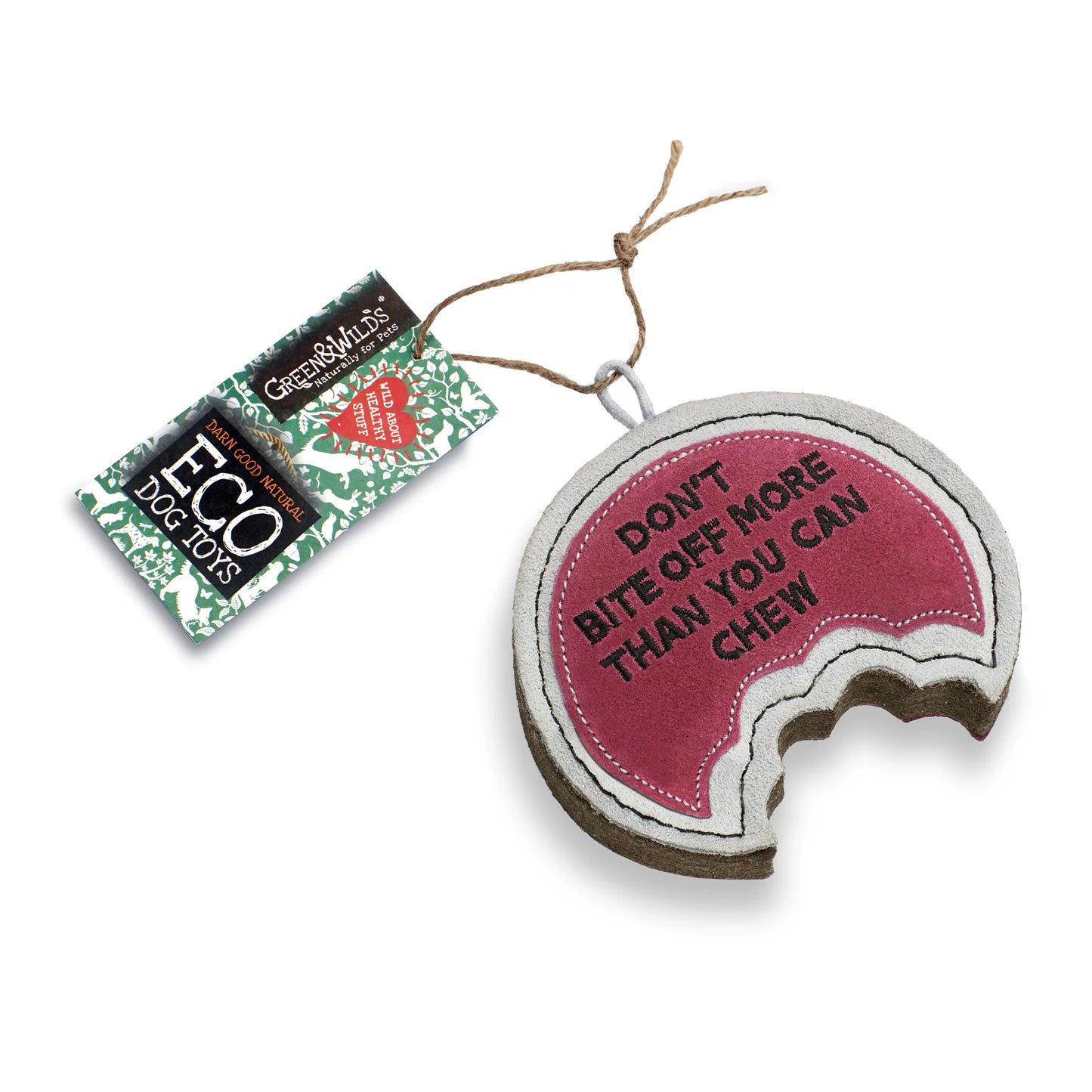 Green & Wilds Don’t Bite Off More Than You Can Chew eco dog toy