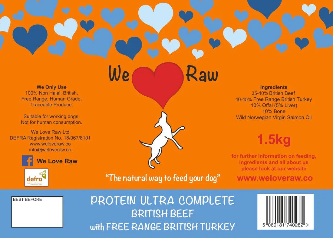 We Love Raw Beef and turkey 80/10/10