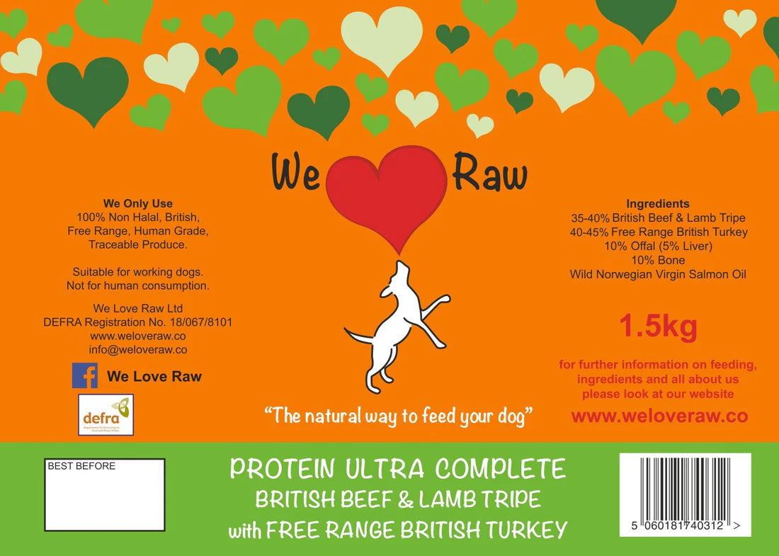 We Love Raw Turkey & Tripe