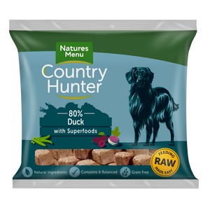 Natures Menu Country Hunter nuggets. Duck