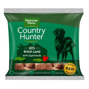 Natures Menu Country Hunter nuggets. Lamb