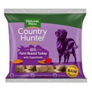 Natures Menu Country Hunter nuggets. Turkey