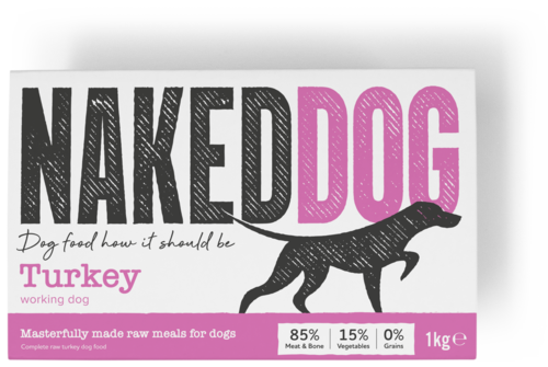 Naked Dog Raw food Turkey