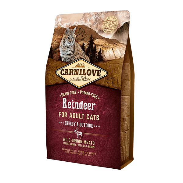 Carnilove cat food. Reindeer