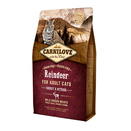 Carnilove cat food. Reindeer