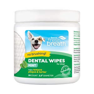Tropiclean dental wipes