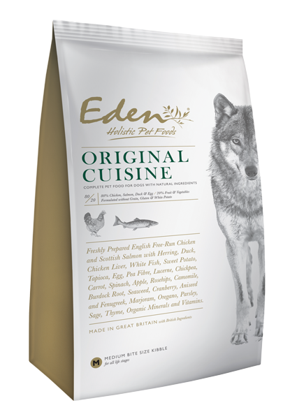 Eden dog sales food fish cuisine