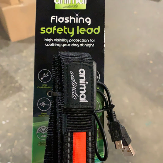 Light up dog lead