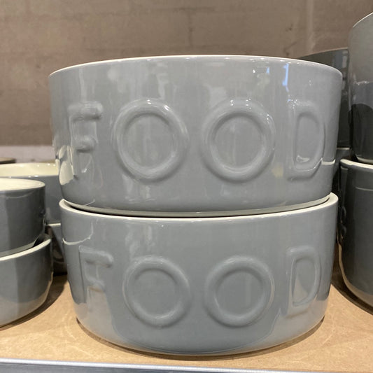 Scruffs Classic pet food bowl grey