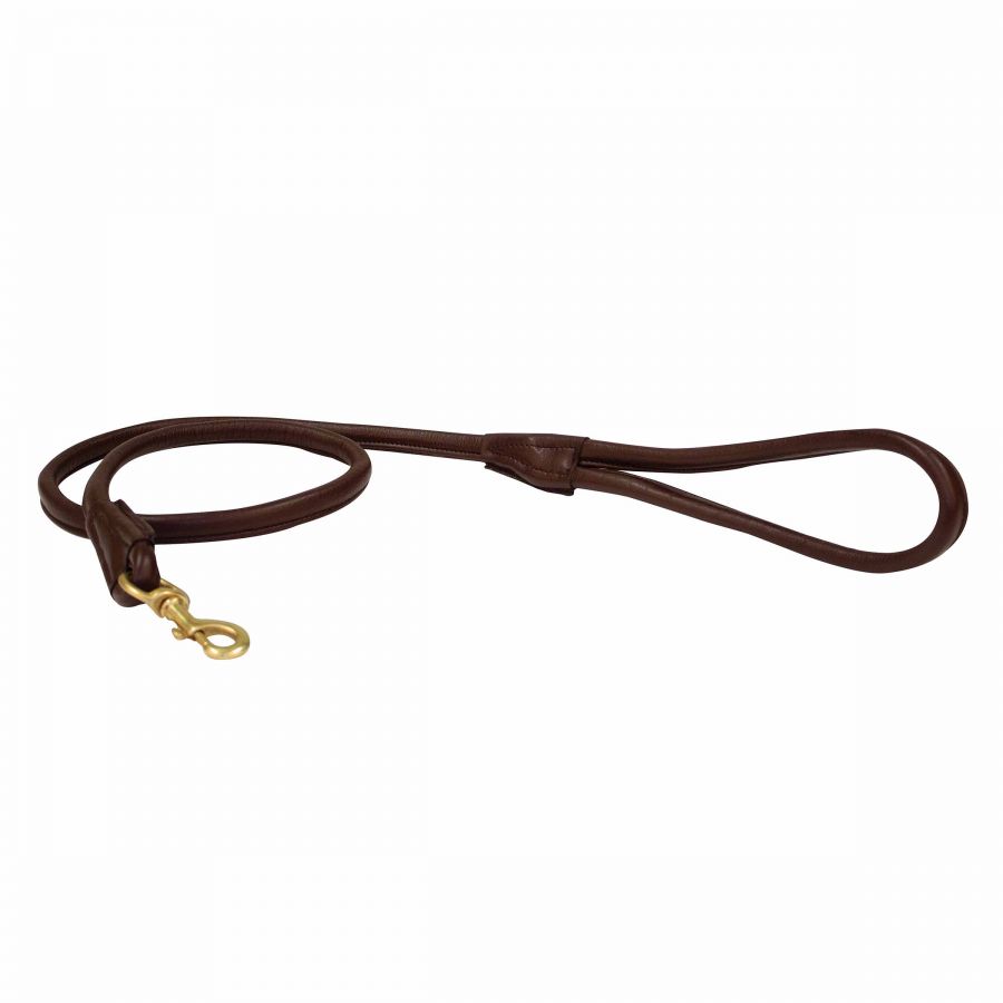 Weatherbeeta rolled leather dog lead