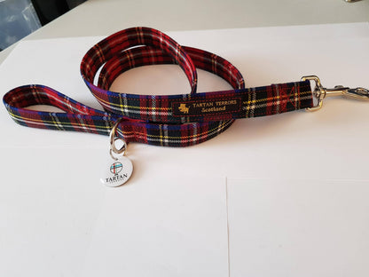 Tartan Dog Lead - Royal Stewart Tartan