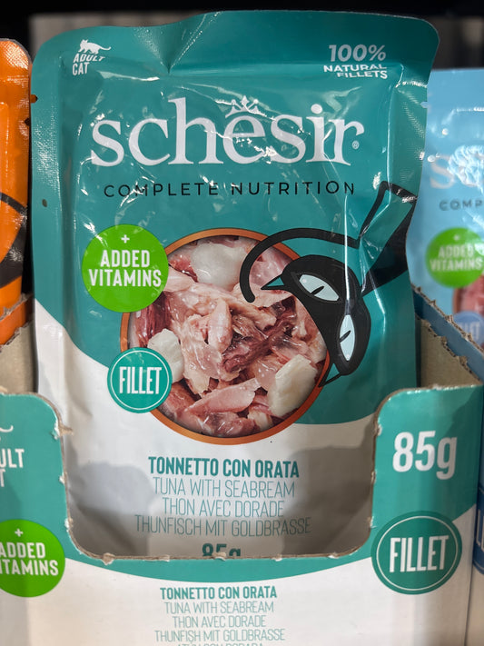 Schesir Complete & Balanced cat pouches