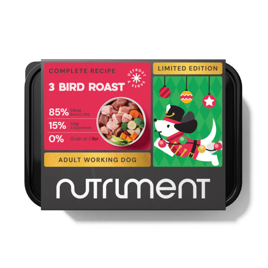 Nutriment Raw 3 Bird Roast for dogs 500g