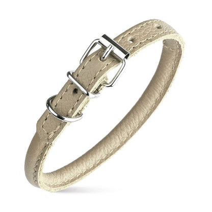 Soft Leather Round Collar