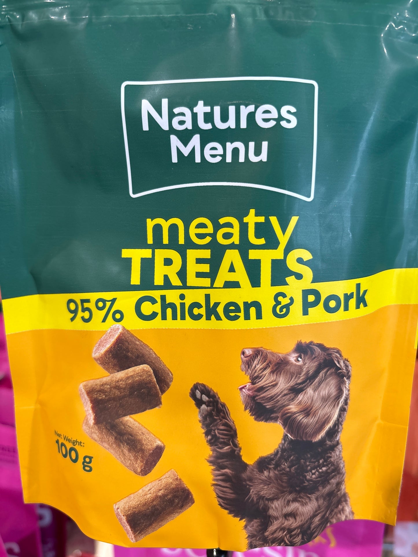 Natures Menu original Meaty dog treats 100g