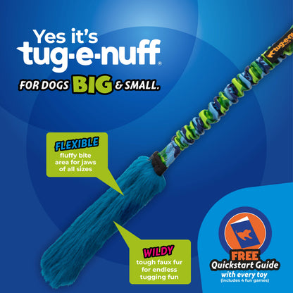 Bright Fauxtastic | Dog Tug Toy | Tug-E-Nuff