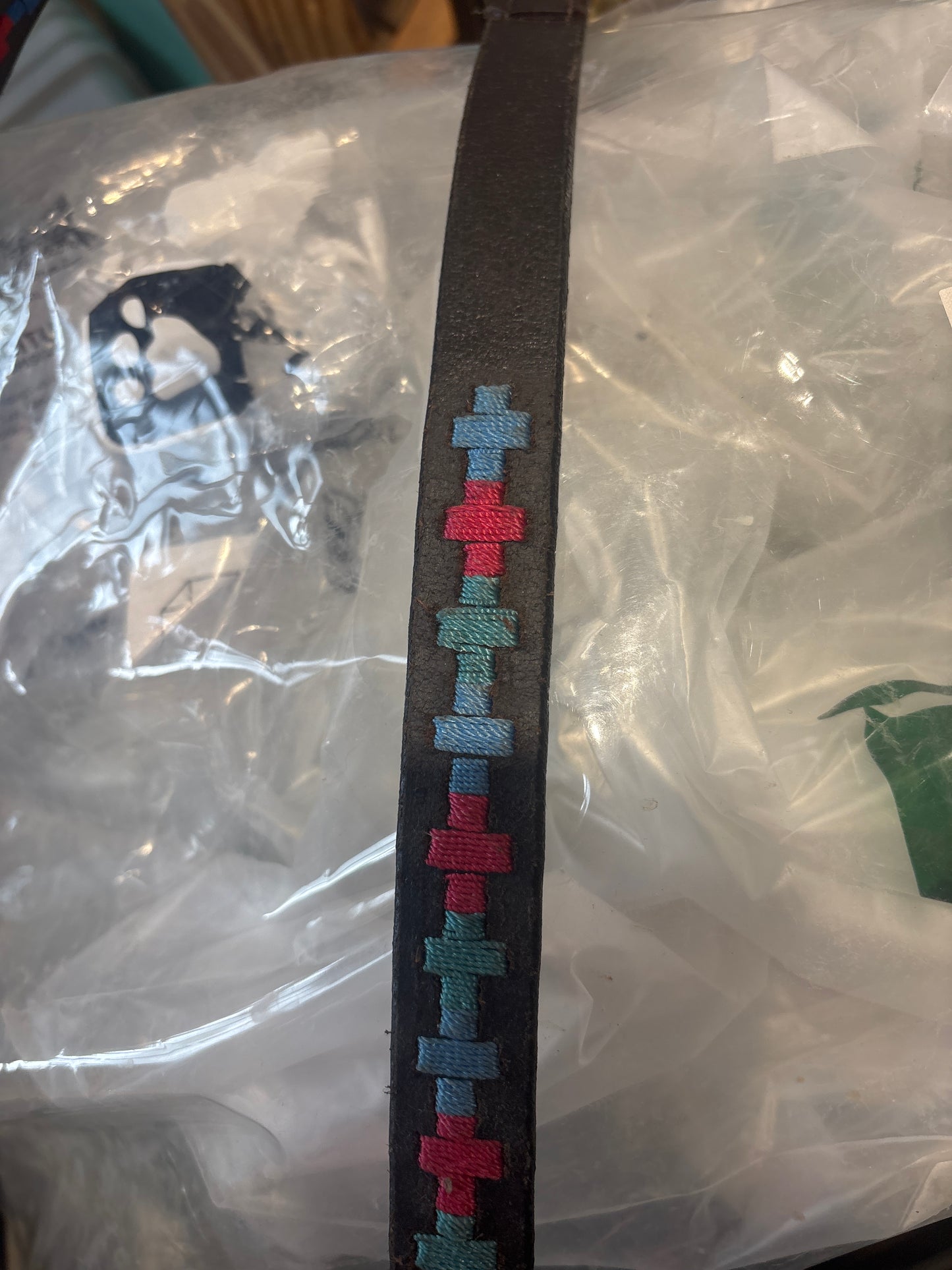 Weatherbeeta polo leather dog lead
