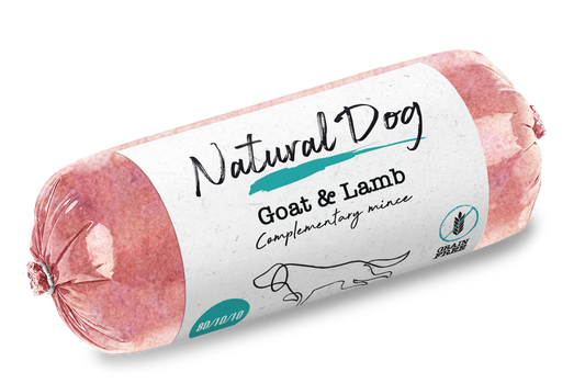 Natural Dog. Goat and Lamb 80/10/10. 500g