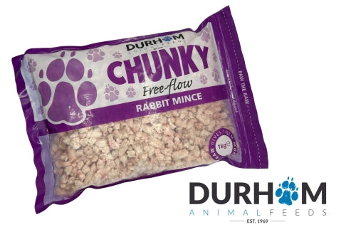 DAF chunky Freeflow Rabbit mince 1kg
