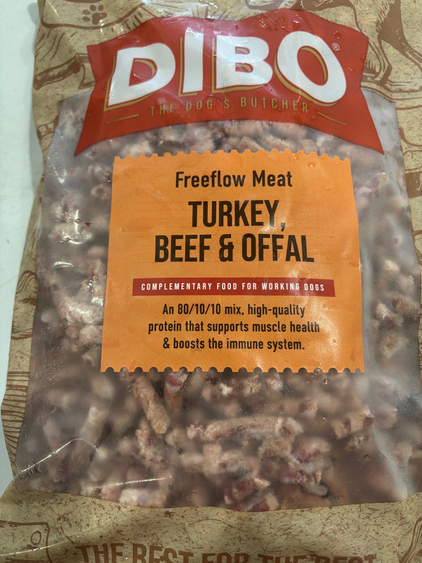 Dibo Totally Natural Turkey, Beef and Offal 1kg