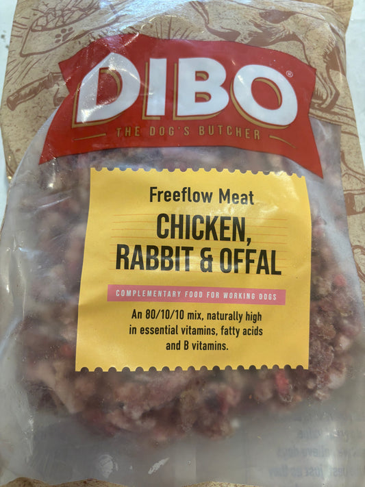 Dibo Totally Natural. Chicken, Rabbit & Offal 1kg