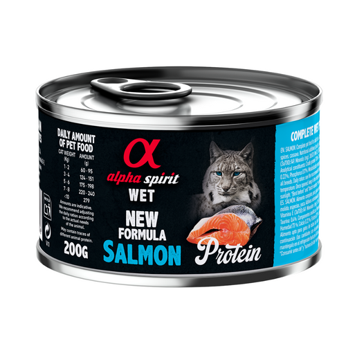 Alpha Spirit cat wet formula salmon 200g