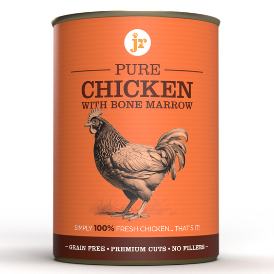 JR Pure Chicken with bone marrow Topper 400g