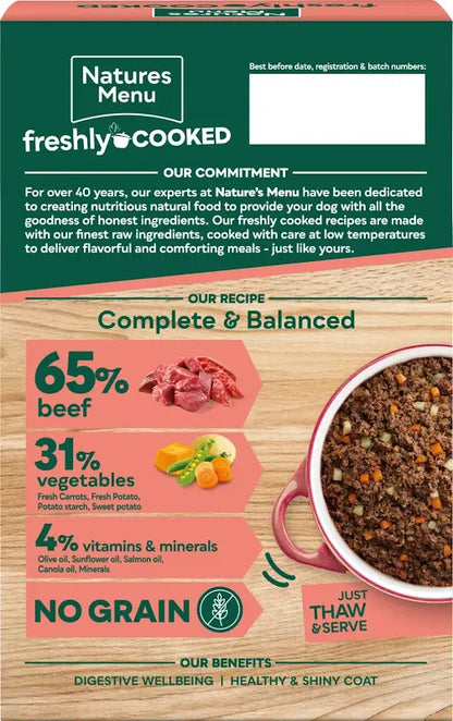 Natures Menu Freshly Cooked Beef Sunday Roast 400g