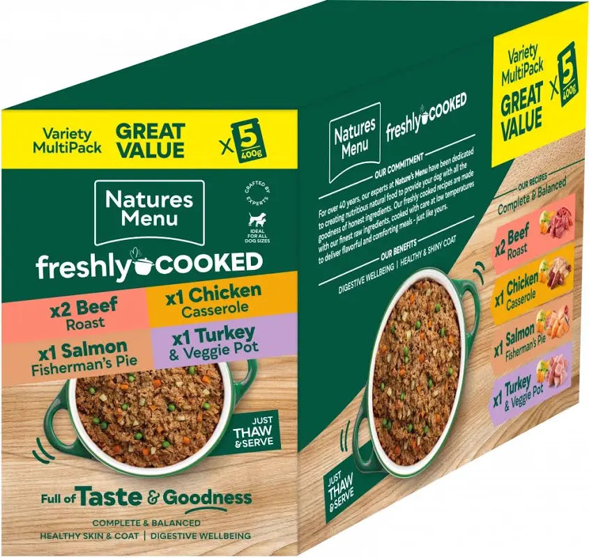 Natures Menu Freshly Cooked Multipack 5x400g