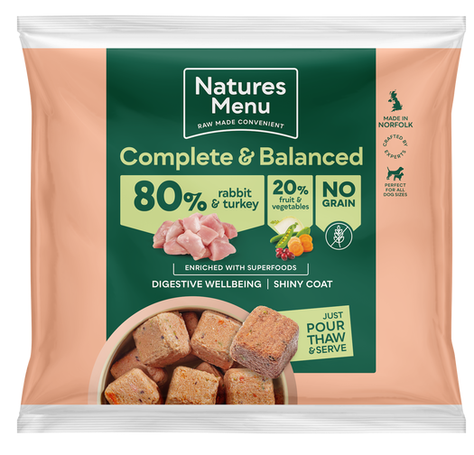 Natures Menu Country Hunter nuggets. Turkey & Rabbit