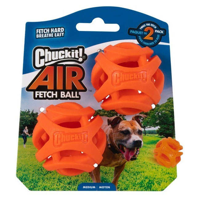 Chuckit Air Fetch Ball Medium 2pk