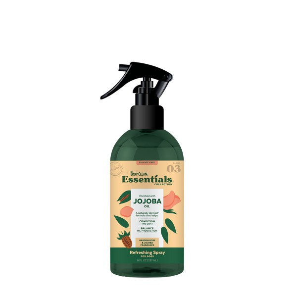 Tropiclean Essentials Jojoba Oil Deodorising Spray 273ml
