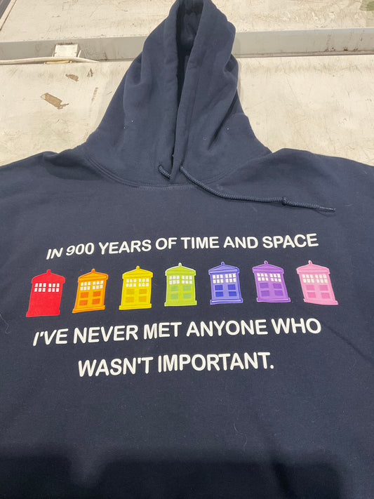 Tardis pride theme Hoodie