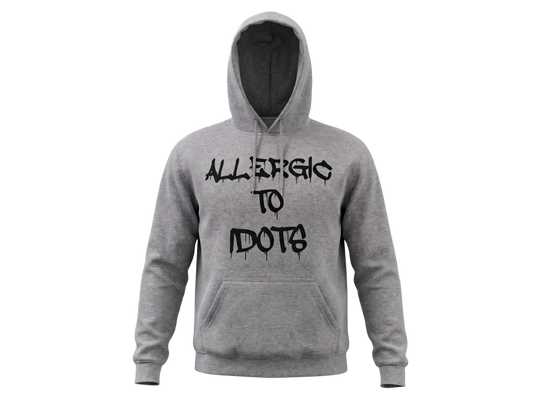 Allergic to idiots Hoodie