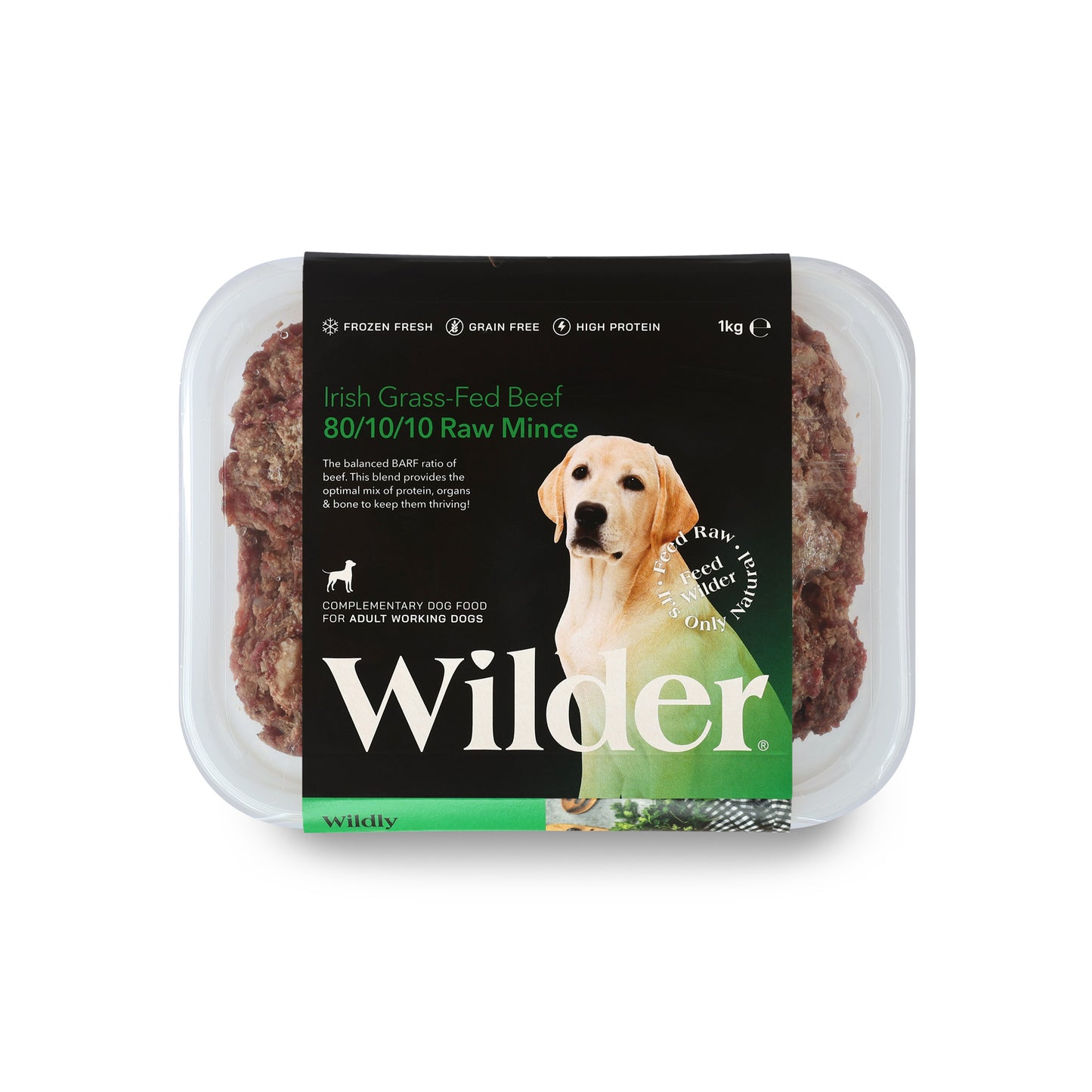 Wilder Beef 80/10/10 mince 500g