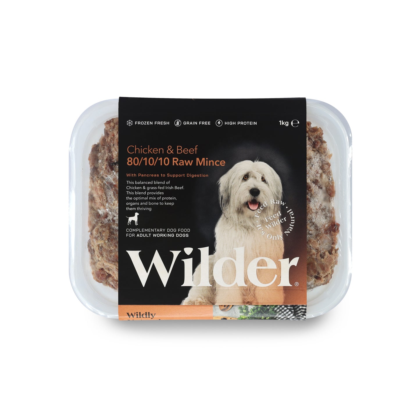Wilder Chicken & Beef 80/10/10 mince 500g