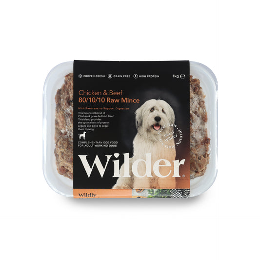 Wilder Chicken & Beef 80/10/10 mince 500g